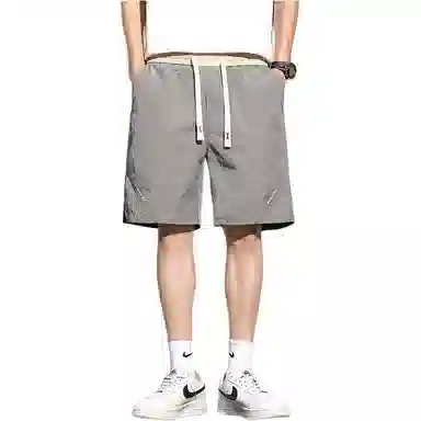 恒源祥 冰丝速干薄款中裤五分跑步休闲短裤 男女同款