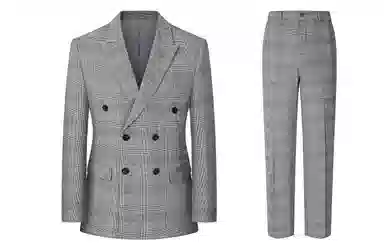 JOHNHOLLIS Houndstooth Suit Set