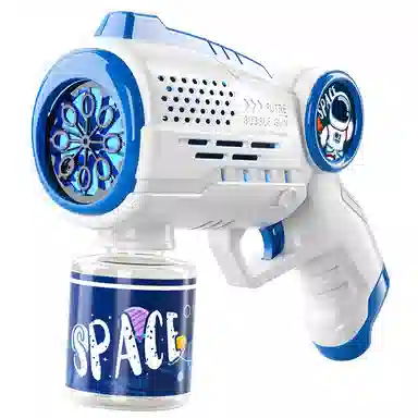 妙贝乐 宇航员 氛围灯光  手持全自动出泡 泡泡机