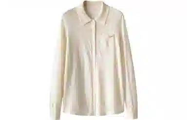 恒源祥 纯色羊毛针织休闲纽扣开衫外穿毛衣 女款