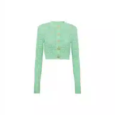 Balmain Monogram Knit Cardigan