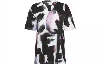 Alexander McQueen FW22 Watercolour Graffiti T