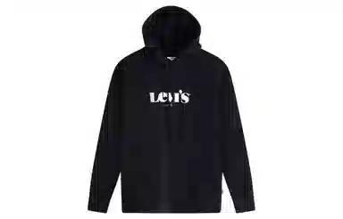 Levis Logo Hoodie Black