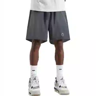 王者荣耀 孙悟空地狱火款 美式复古五分冰感纯色校园学院风健身篮球裤运动宽松系带直筒设计直筒松弛感慵懒风休闲短裤 男女同款