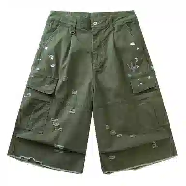 Maserati logoBaggy shorts