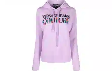 Versace Jeans Couture SS22 Purple Hoodie