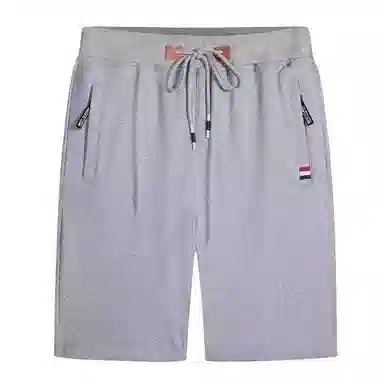 北极绒 时尚潮流韩版大码拉链外穿休闲短裤 男款