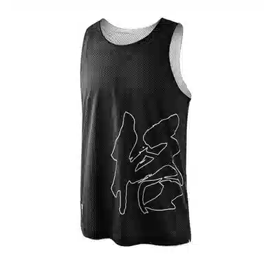 BKCXZICE Basketball Vest Black White