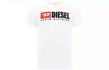 Diesel SS23 Logo Print T-Shirt White