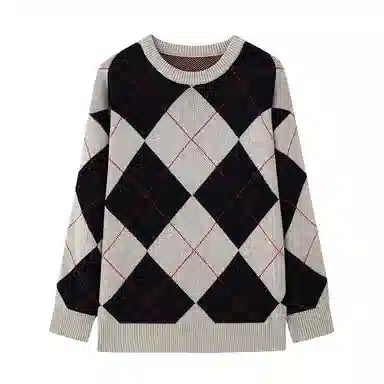 周淼 舒适细腻圆领套头毛衣 女款