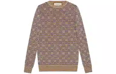 Gucci SS21 Striped Logo Sweater