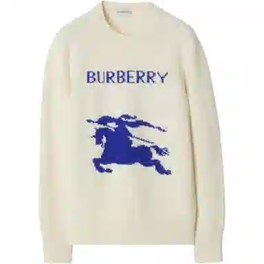 Burberry Logo Embroidered Sweater