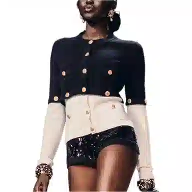 CHANEL SS22 Cardigan Black