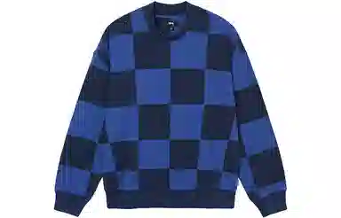 Stussy FW21 Blur Checker Fleece Mock Neck