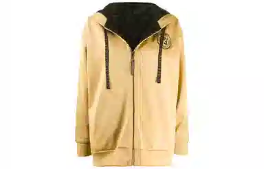 Fendi Reversible Zip Hoodie Yellow