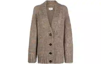 Maison Margiela V-Neck Cardigan Brown