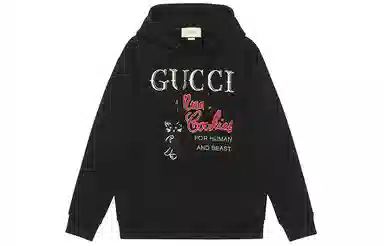 GUCCI Mad Cookies Hoodie Black