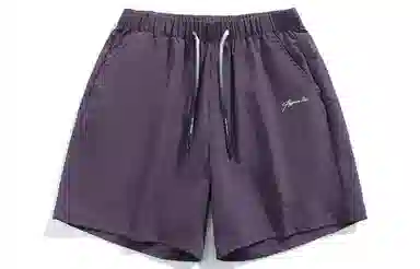 王者荣耀 鲁班七号款 美式基础款字母宽松舒适百搭肌理质感柔软亲肤简约冰感五分抽绳休闲短裤 男女同款