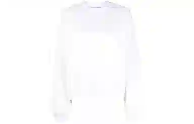 Alexander Wang FW21 Logo Crewneck White