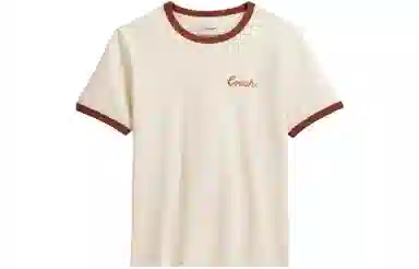 COACH SS24 Embroidered Tee Cream