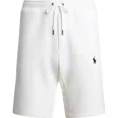 Polo Ralph Lauren Logo Embroidered Knit Shorts White