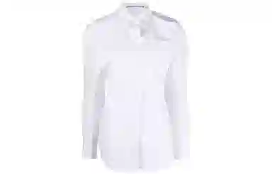 Alexander Wang SS22 White Long Sleeve Shirt