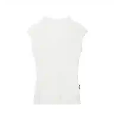 花蔓色 简约气质纯色圆领修身无袖针织衫 女款