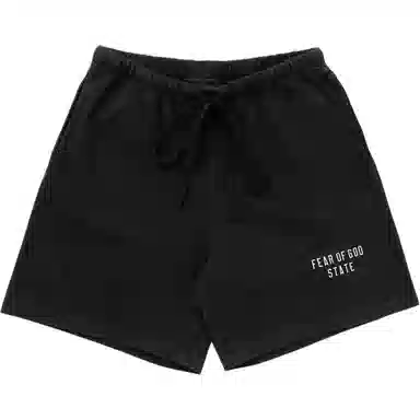Fear of God Essentials Heavy Jersey Soccer Short Black