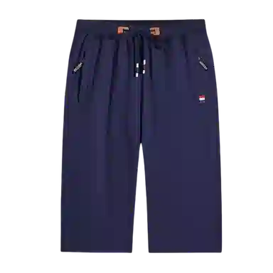 北极绒 时尚潮流韩版大码拉链外穿休闲短裤 男款