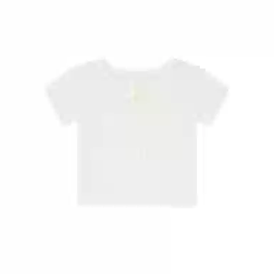 花蔓色 纯色短款修身短袖针织衫 女款