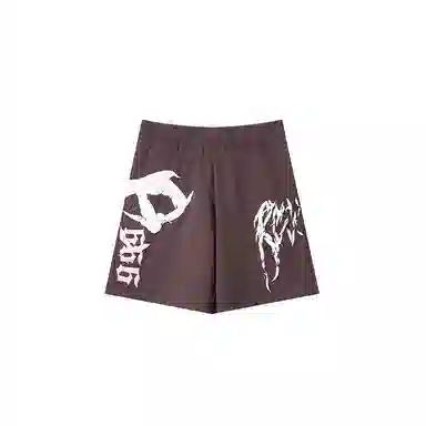 Revenge x JUICE WRLD Shorts Brown