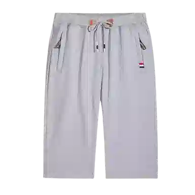 北极绒 时尚潮流韩版大码拉链外穿休闲短裤 男款