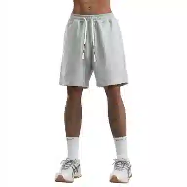 王者荣耀 美式五分裤纯色学院风运动宽松系带字母休闲短裤 男女同款