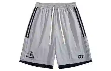 王者荣耀 鲁班七号星空梦想款美式基础款字母印花运动宽松舒适多巴胺配色排汗速干凉感沙滩五分休闲短裤 男女同款