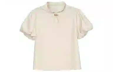 森女部落 原创新中式提花泡泡袖上衣衬衫 女款