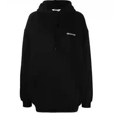 Balenciaga SS21 Hoodie Black
