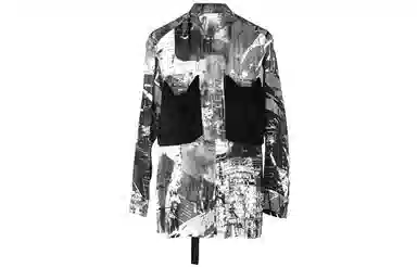 Yohji Yamamoto SS22 Irregular Dye Print Shirt