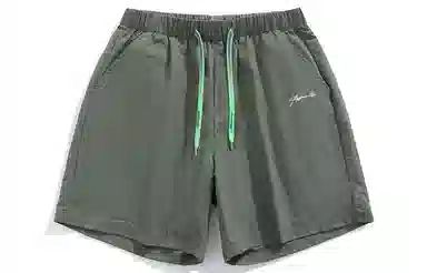 王者荣耀 鲁班七号款 美式基础款字母宽松舒适百搭肌理质感柔软亲肤简约冰感五分抽绳休闲短裤 男女同款