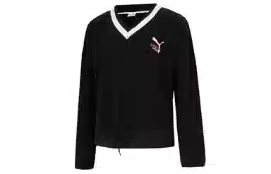 Puma Women Fashion V neck Sweatshirt