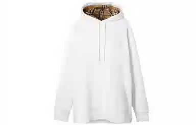 Burberry Hooded Sweatshirt White
