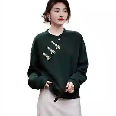 【dme】 纯色立领简约卫衣 女款