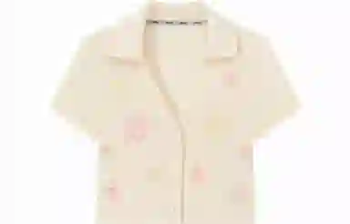 CHUU Cherry Bow Embroidery Cardigan