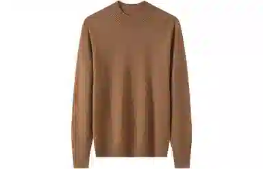 恒源祥 纯色半高领套头羊绒衫 女款