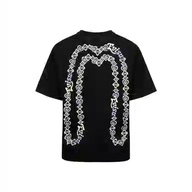 EVISU M Logo Tee Black