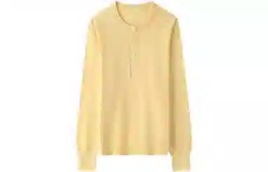 恒源祥 纯色圆领打底针织羊绒衫 女款