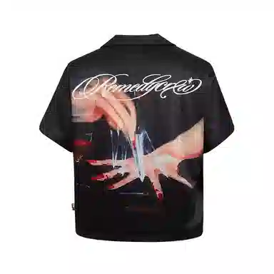 REMEDY Cuban Short Sleeve Shirt Black