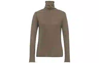 美洋 纯色堆堆领长袖针织衫 女款