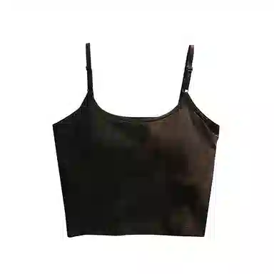 内在密码 背心免穿文胸一体式薄款外穿短款无痕小吊带胸垫露脐性感美背内衣