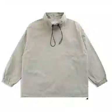 花蔓色 日系复古工装简约宽松套头舒适休闲长袖夹克 女款