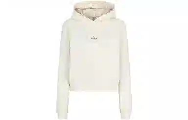 Fendi SS23 Logo Hoodie White